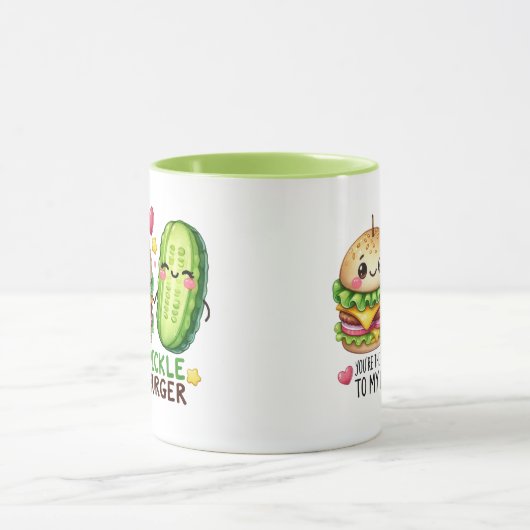 Jij bent de augurk van mijn burger mok (Midden)