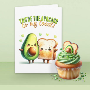 Jij bent de avocado van My Toast Funny Love Kaart