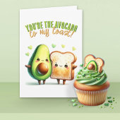Jij bent de avocado van My Toast Funny Love Kaart