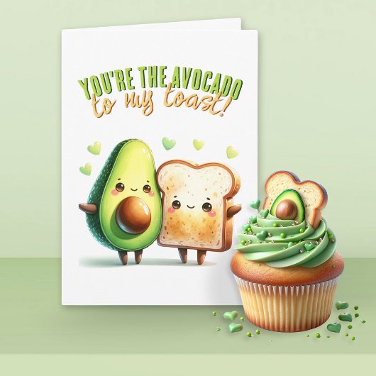 Jij bent de avocado van My Toast Funny Love Kaart