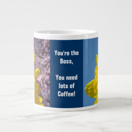 Jij bent de baas mokken Je hebt veel koffie nodig