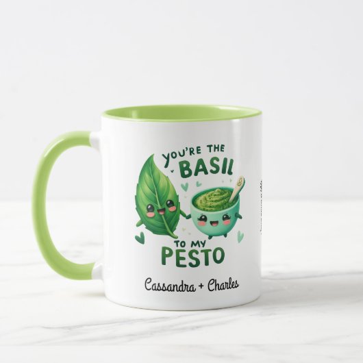Jij bent de basilicum van mijn Pesto Custom Mok (Links)