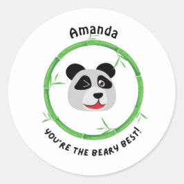 Jij bent de Beary Beste Ronde Sticker