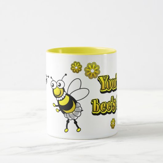 Jij bent de Bee's Knees. -mok Mok (Midden)