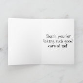 JIJ BENT DE BESTE! BEDANKKAART (Binnen)