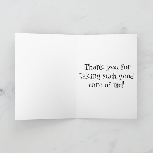 JIJ BENT DE BESTE! BEDANKKAART (Binnen)