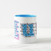 Jij bent de beste jij (Trans Pride) Mok (Midden)