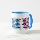 Jij bent de beste jij (Trans Pride) Mok (Voorkant rechts)