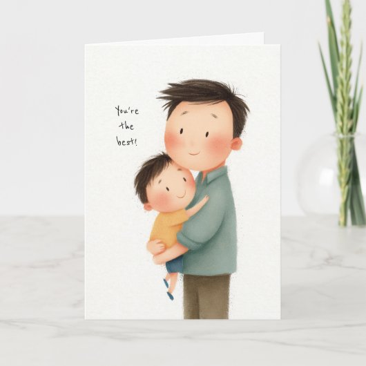 Jij bent de beste Kaart van Vaderdag (Voorkant)