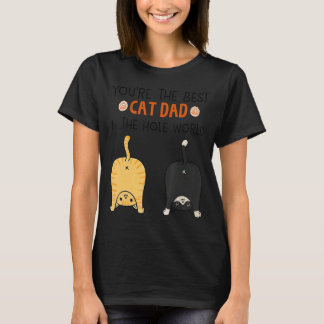 Jij Bent De Beste Kattenvader In De Gaten Wereld V T-shirt