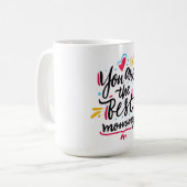 Jij bent de beste mama koffiemok (Voorkant links)