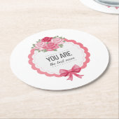 Jij bent de beste mama Moederdag | Onderzetter (Gebogen)