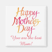 Jij bent de beste moeder Magnet. Magneet (Voorkant)