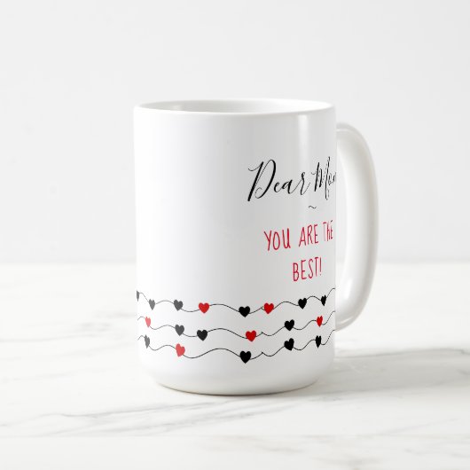 Jij bent de beste | Moederdag Koffiemok (Voorkant rechts)