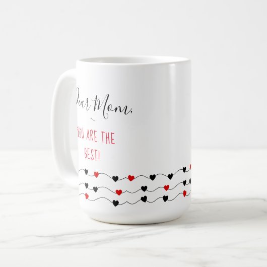 Jij bent de beste | Moederdag Koffiemok (Voorkant links)