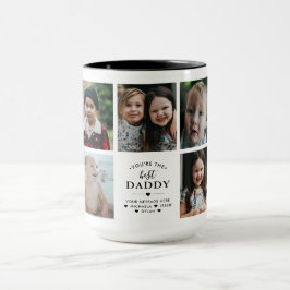 Jij bent de beste (Papa/Andere) 7-foto collage Mok