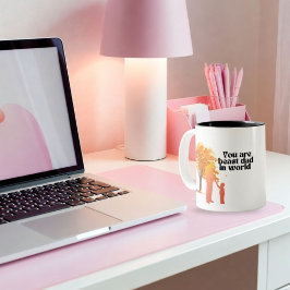 Jij bent de beste papa van de wereld tweekleurige koffiemok