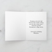 Jij bent de beste recht swipe van mijn leven Valen Kaart (Binnen)