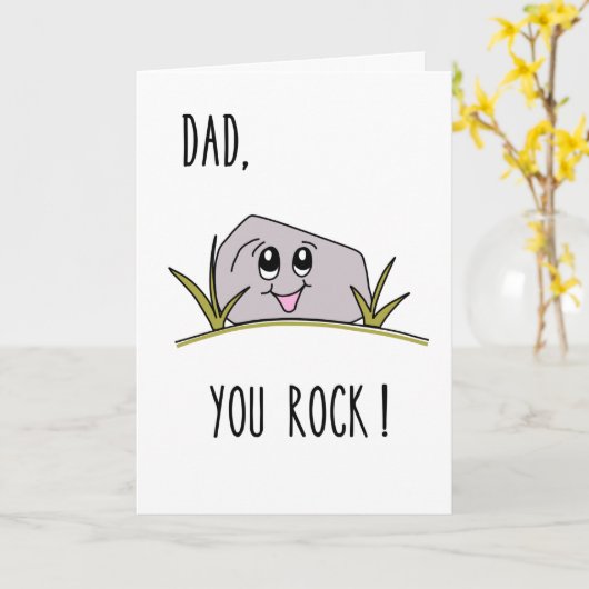 Jij Bent de Beste Vader's Dag Kaart (Gele Bloem)