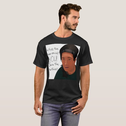 Jij bent de bierdief t-shirt (Voorkant volledig)