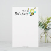 Jij bent de bijenknie. briefpapier (Staand voorkant)