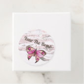 Jij bent de Bom Bedankjes Labels (In situ)