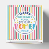 Jij bent de bom cadeau bom vriend bedankdoosjes (Bovenkant)