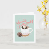 Jij bent de bom! kerstKaart Kaart (Gele Bloem)