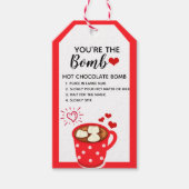 Jij bent de Bomb, Hot Cocoa Bomb Label Cadeaulabel (Voorkant)