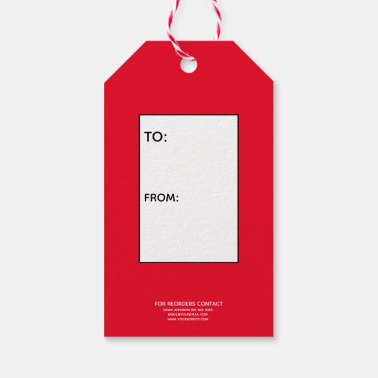 Jij bent de Bomb, Hot Cocoa Bomb Label Cadeaulabel (Achterkant)