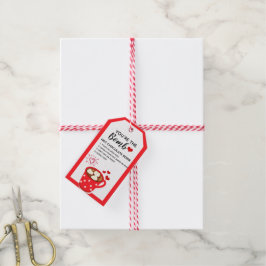 Jij bent de Bomb, Hot Cocoa Bomb Label Cadeaulabel