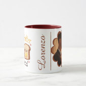 "Jij bent de boter van mijn brood" Custom Valentij Mok (Midden)