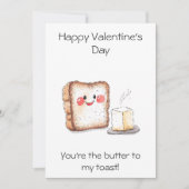 Jij bent de boter van mijn toast! – Valentijn Kaart (Voorkant)