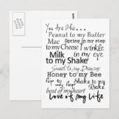 Jij bent de... Briefkaart (Voorkant / Achterkant)