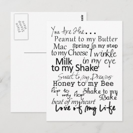 Jij bent de... Briefkaart (Voorkant / Achterkant)