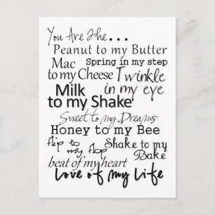 Jij bent de... Briefkaart