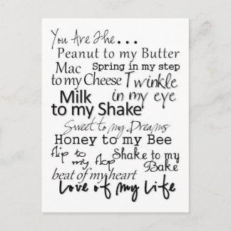 Jij bent de... Briefkaart