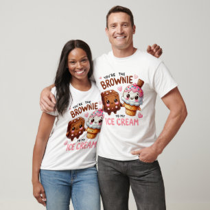 "Jij bent de Brownie naar mijn ijs - Mok T-shirt