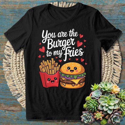 Jij Bent De Burger Bij Mijn Frites Cute Koppel Cit T-shirt
