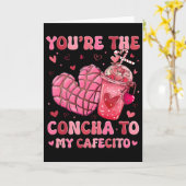 Jij Bent De Concha Voor Mijn Cafecito, Concha Spaa Kaart (Gele Bloem)