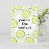 JIJ BENT DE COOLSTE FEESTDAGENKAART (Staand voorkant)