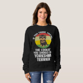 jij bent de coolste yorkshire terrier yorkshire trui (Voorkant volledig)