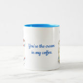 "Jij bent de crème in mijn koffie" Mok Muis (Center)