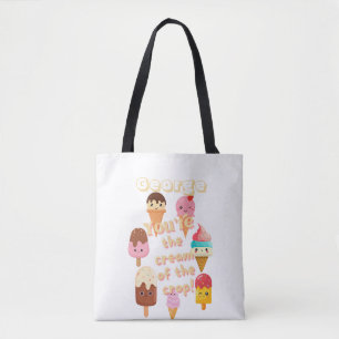 Jij bent de crème van het gewas ijs tote bag