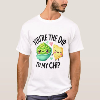 Jij bent de dip naar mijn chip - Stickers T-shirt