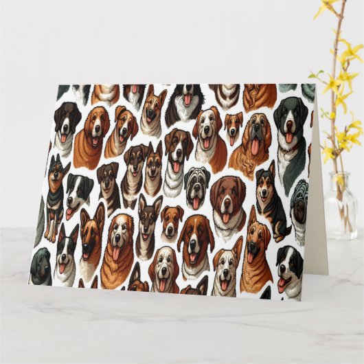 Jij bent de Dog-Gone Best Custom Kaart (Gele Bloem)