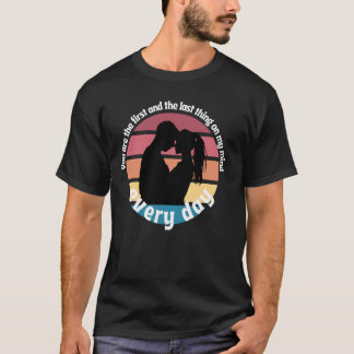 Jij bent de eerste en laatste romantische Silhouet T-shirt