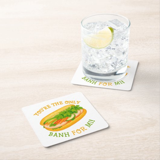 Jij bent de enige bank voor mij! kartonnen onderzetters (Insitu)