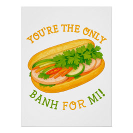 Jij bent de enige bank voor mij! perfect poster