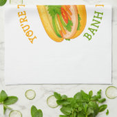 Jij bent de enige bank voor mij! theedoek (Gevouwen)